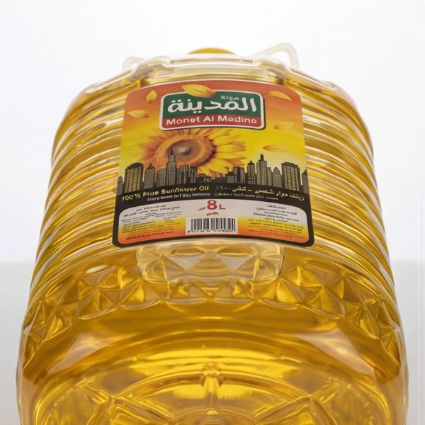 Sunflower Vegetable Oil – 8L – Madina