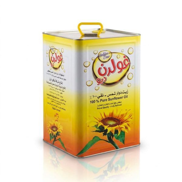 Sunflower Vegetable Oil – 16L – Golden