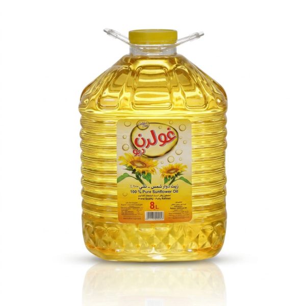 Sunflower Vegetable Oil – 8L – Golden